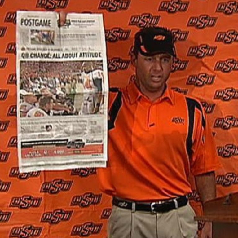 Mike Gundy Proves Once Again He’s A National Treasure