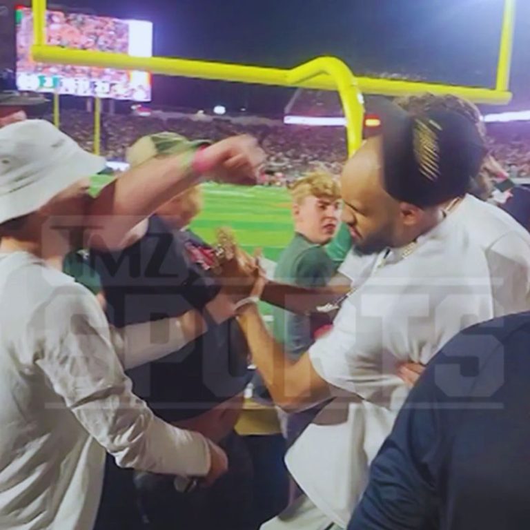 NBA Superstar Attacked In Messy College Football Fight