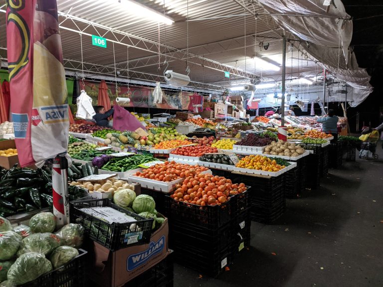 a large market with lots of produce